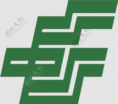 金融银行标志图形图标装饰素材