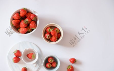 草莓摄影唯美草莓素材草莓