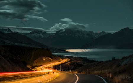 新西兰库克山风景