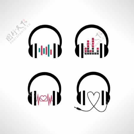 创意耳机logo设计