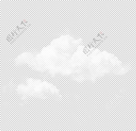 云朵云层清新卡通海报素材图片