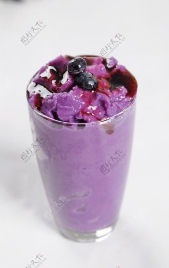 蓝莓冰沙奶茶店