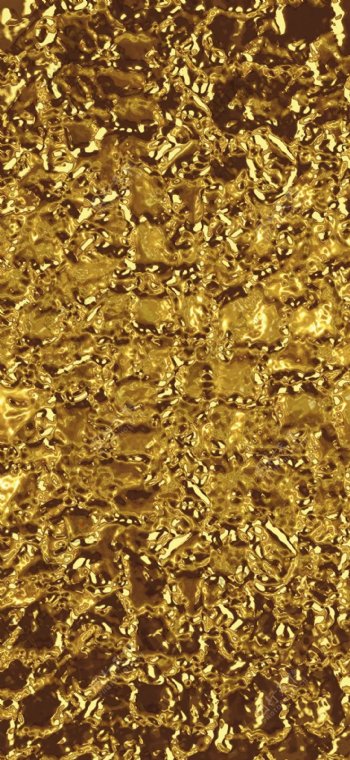 黄金金属质感纹理金色背景