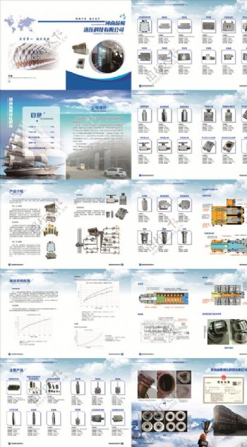工业科技画册