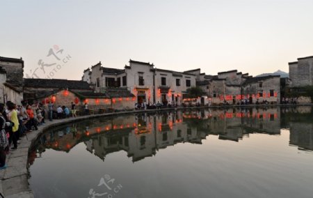 安徽宏村古建筑图片