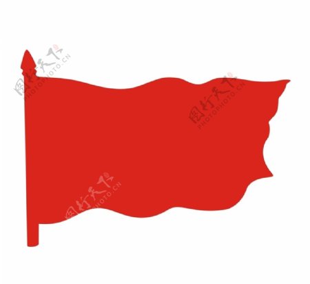 红旗旗帜图片