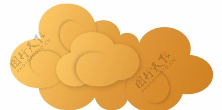 金色祥云云纹中国风图片