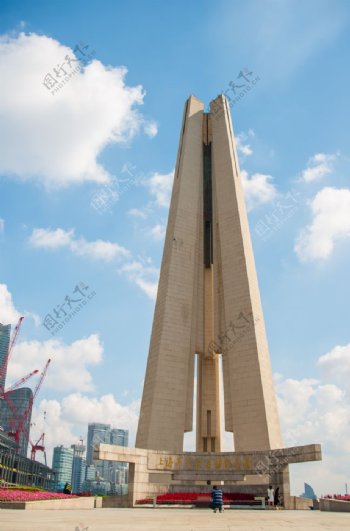 上海市人民英雄纪念塔图片