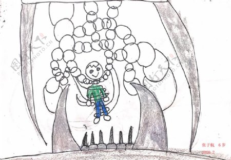 儿童简笔画子航人物系类之葫芦娃图片