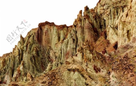 黄河红山峡之彩色丘陵图片