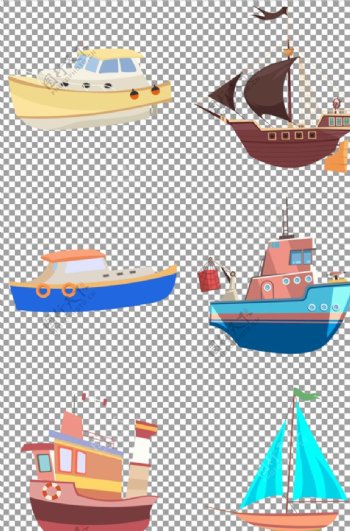 动画道具轮船海盗船图片