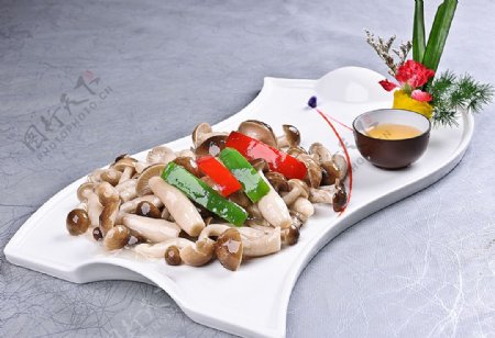 豫菜小炒蟹味菇图片