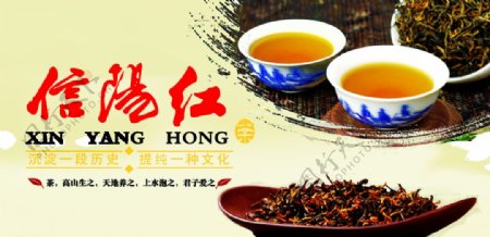 信阳红茶海报图片