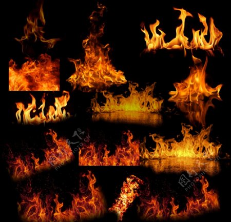 火焰燃烧图片