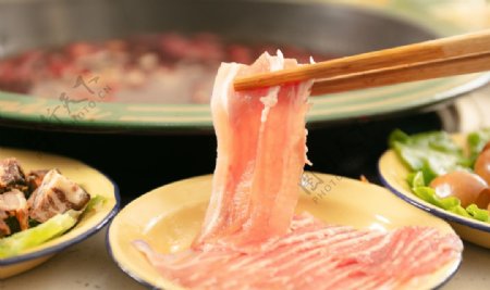 火锅筷子图片