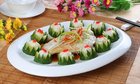 鲁菜山东菜石斑鱼柳图片