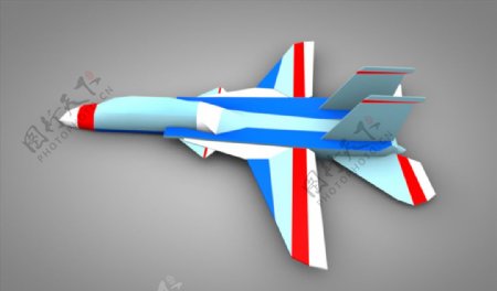 C4D模型战斗飞机玩具图片