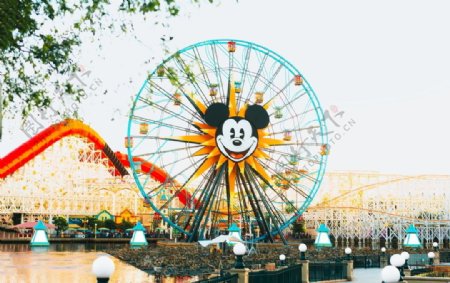 阿纳海姆迪士尼乐园背景图片