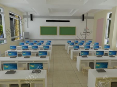 学校教室模型