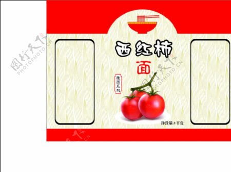 西红柿挂面纸图片