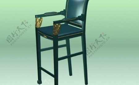 传统家具椅子3D模型A046