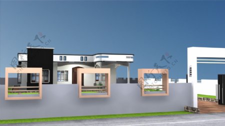民间房子模型图