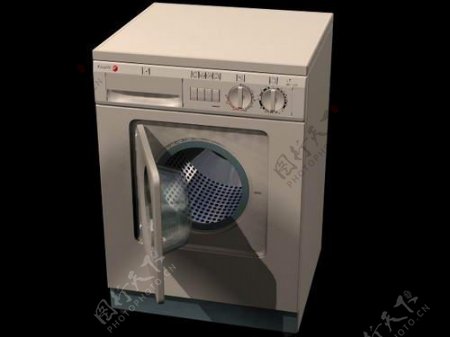 洗衣机3d模型电器设计素材12
