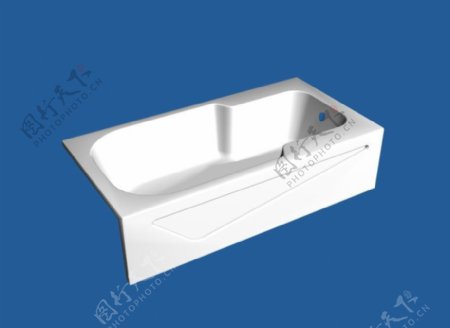 3DMAX文件现代浴缸模型