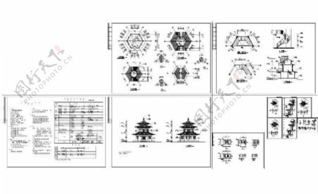 紫云阁cad图纸