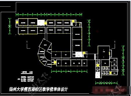 教学楼单体设计图带效果图