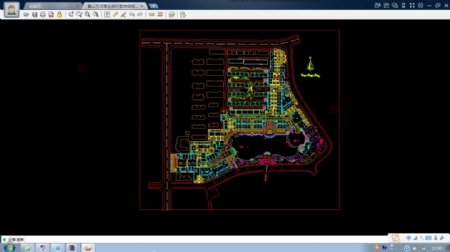 黄山玉河商业步行街详细规划CAD设计