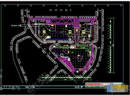 高层商住楼建筑cad方案设计图