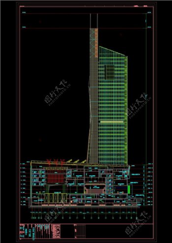 江苏广电建筑图纸CAD图纸