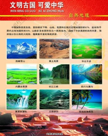中国文化展板图片