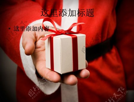 圣诞老人送礼物图片素材节庆图片