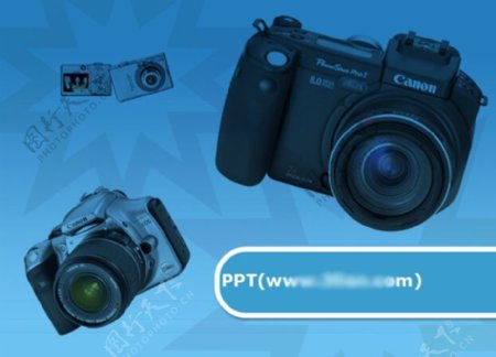 单反相机摄影PPT模板