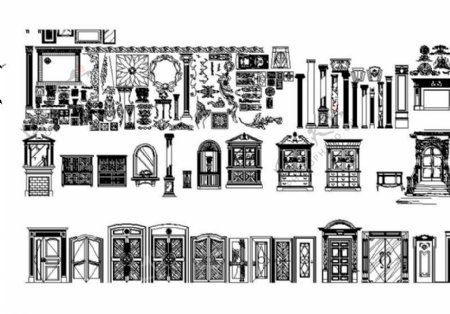 欧式家具CAD图片