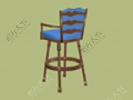 3d木质椅子