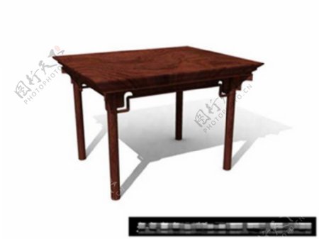 木制桌子家具装饰模具模型