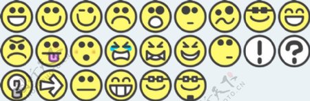 24平的露齿笑脸表情图标符号例如论坛