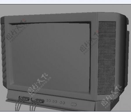 老式电视机模型