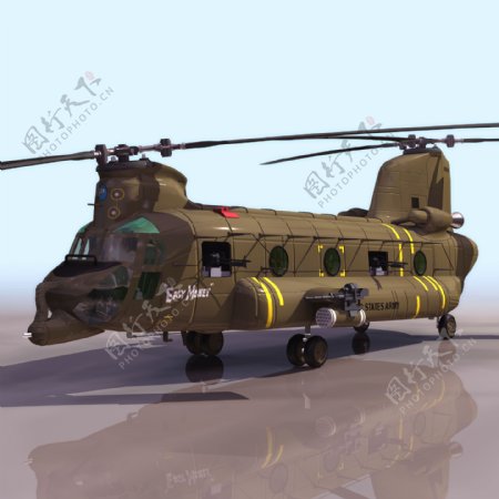 CHIN直升机模型011