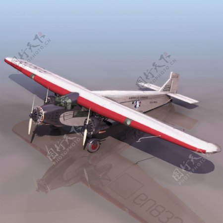 螺旋桨飞机模型
