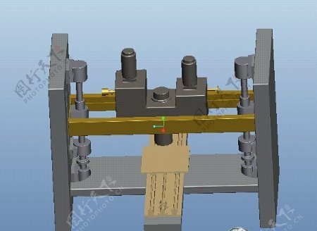 摩擦焊接机3D模型