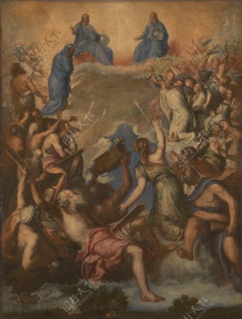 1344535高清西方古典人物宗教人物神话人物巴洛克艺术油画装饰画