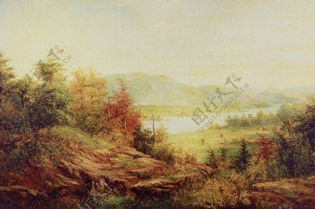 西方风景油画
