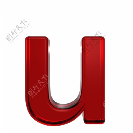 一个小写字母的字母集的红宝石