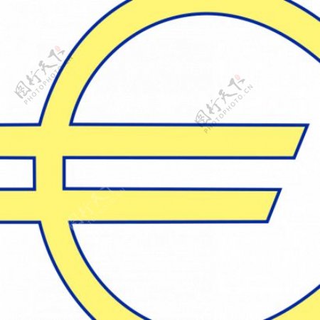 货币的欧元符号矢量
