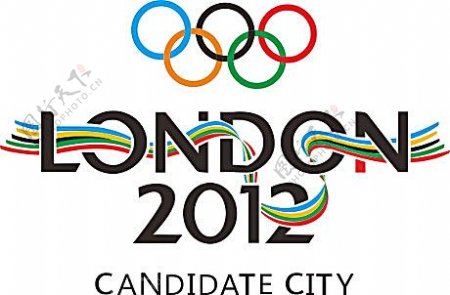 2012伦敦奥运会标志矢量