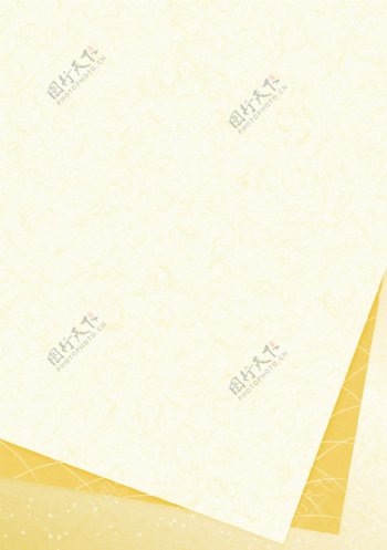 黄色纸张底纹花纹素材
